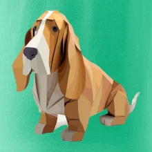 Baset zlepený z papiera