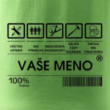 Vaše meno - čiarový kód