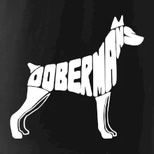 Dobermans - nápis v tele Dobermans - nápis v tele