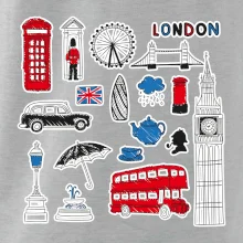 Velká Británie - kreslené ikonky