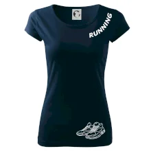 Running nápis šikmo