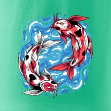 Yin & Yang Koi kapor - červený