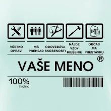 Vaše meno - čiarový kód