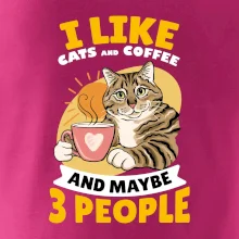 I like cats and coffee and maybe 3 people I like cats and coffee and maybe 3 people