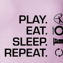Play Eat Sleep Repeat hádzaná