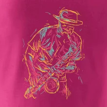 Jazz saxofón splash