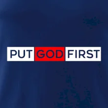 Put God first obdĺžnik