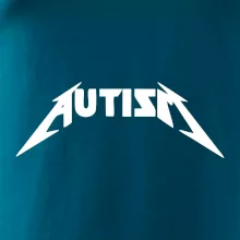 Autism rock nápis Autism rock nápis