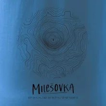 Milešovka - vrstevnice v kruhu