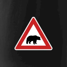 Dopravná značka - Pozor ľadový medveď