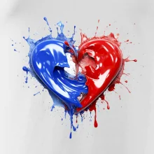 Srdce rozprsknuté - Francúzske farby