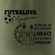 Futbalová mama - Dvaja synovia (vaše meno a číslo)