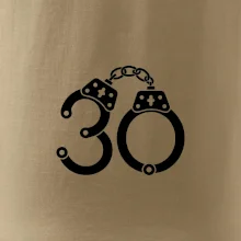 Narodeninové tričko pre policajta - putá 30