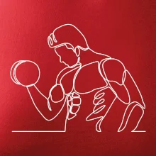 Fitness muž jedným ťahom Fitness muž jedným ťahom