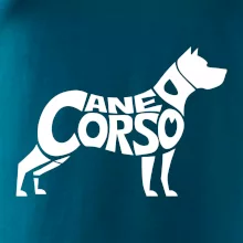 Cane corso nápis v tele