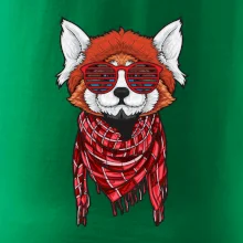 Červená panda hipster