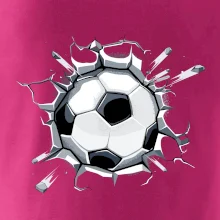 Futbalová lopta v triku Futbalová lopta v triku