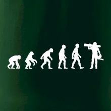 Evolúcia drevorubač - píla a kmeň Evolúcia drevorubač - píla a kmeň