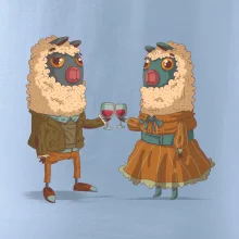 Alpaky s vínom pár