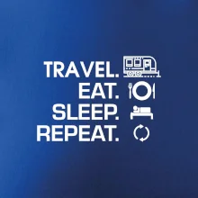 Eat sleep travel - Veľký príves