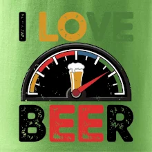 I love beer - palivoměr