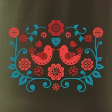 folklór - dva červené vtáčiky folklór - dva červené vtáčiky