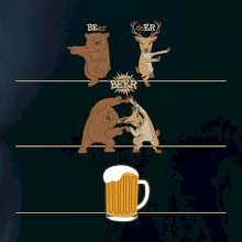 Beer - BEar - deER Beer - BEar - deER