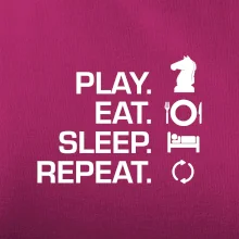Eat sleep play - šach