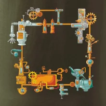 Steampunk farebná zostava Steampunk farebná zostava