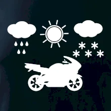 Motorkář za každého počasí - silnice