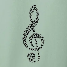 Husľový kľúč z nôt