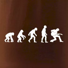 Evolúcia gitarista - kľačiaci