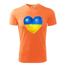 Ukrajina srdce vlajka Ukrajina srdce vlajka