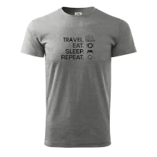 Eat sleep travel - Malý príves Eat sleep travel - Malý príves