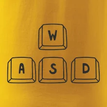 WASD klávesy - prso