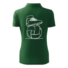 Futbalová lopta kopačka jedným ťahom