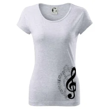 Husľový kľúč a noty