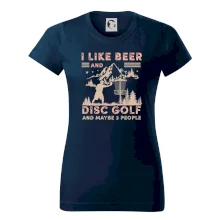 I like beer and disc golf