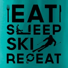 Eat sleep ski repeat