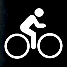 Cyklistika logo prsia