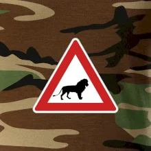 Dopravná značka - Pozor lev