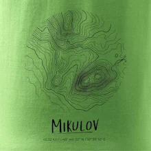 Mikulov - vrstevnice v kruhu