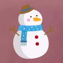 Snehuliak so šálom