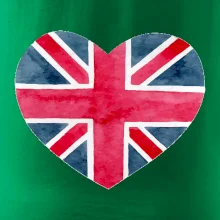 Britské srdce maľované Britské srdce maľované