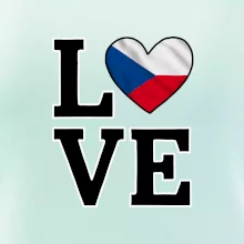 Love Česká vlajka Love Česká vlajka