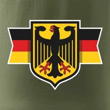 Nemecká orlica a vlajka Nemecká orlica a vlajka