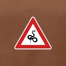 Dopravná značka - Pozor had