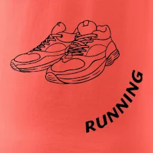 Running nápis šikmo