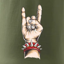 Rocková ruka s náramkom