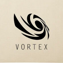 Vortex logo jednofarebné Vortex logo jednofarebné